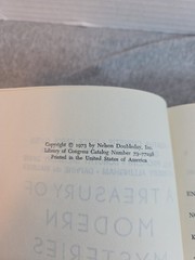 Treasury of Modern Mysteries, Volume 1 & 2 ~ Various Authors, 1973 BCE HCDJ