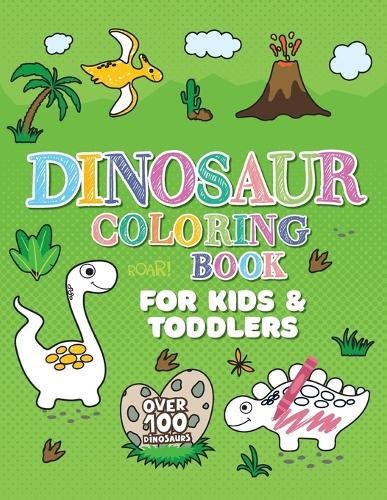 Oliver Brooks Dinosaur Coloring Book (Paperback) Arts and Crafts for Kids 2-4