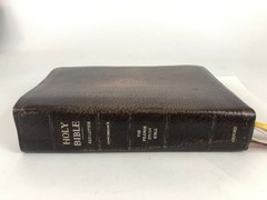 Oxford Pilgrim Study Bible KJV 1976 USA berkshire leather *see details*