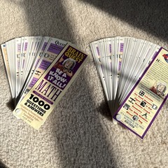Brain Quest Be a Know-It-All Math 4th-6th Grades Decks 1 & 2 Complete