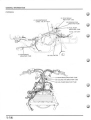 HONDA TRX350 Fourtrax Foreman ATV Service Manual 1985-1989 – WIRE BOUND – COVERS