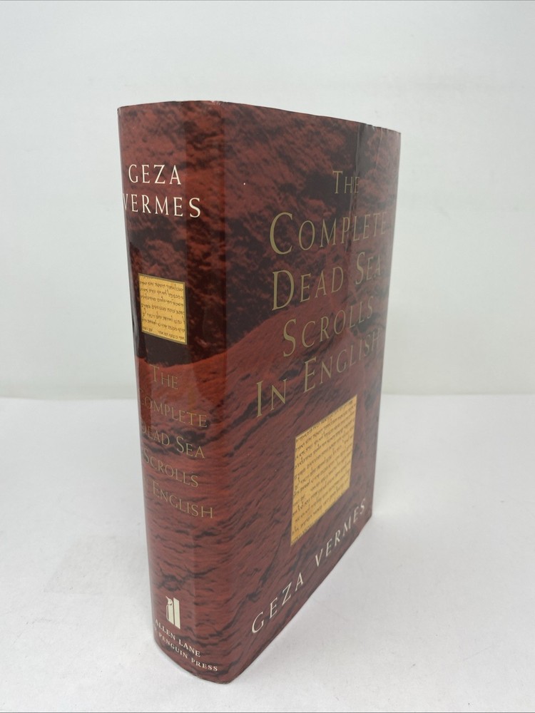 Dead Sea Scrolls English Vermes HC 1997 Unmarked Pages Foxing Edges