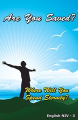 „ENGLISH (NIV)” Tracts, Pack of 40 Units in 4 Colorful Covers, 12 Pages Each