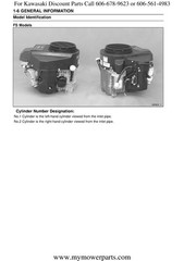 KAWASAKI FX730V FR730V FS730V More V-Twin Engine Service Manual – WIRE BOUND