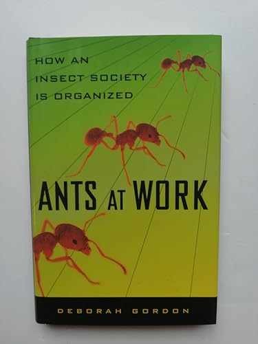 Ants At Work: How An Insect Society – Hardcover, by Gordon Deborah – Very Good b