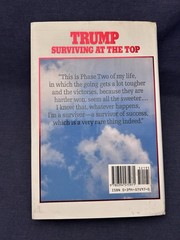 Lot 2 Donald Trump Surviving at the Top 1st editions Art of the Comeback HC DJ