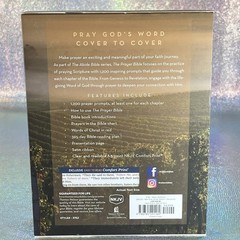 NKJV The Prayer Bible: Pray God’s Word Cover to Cover Black Hardcover Red Letter