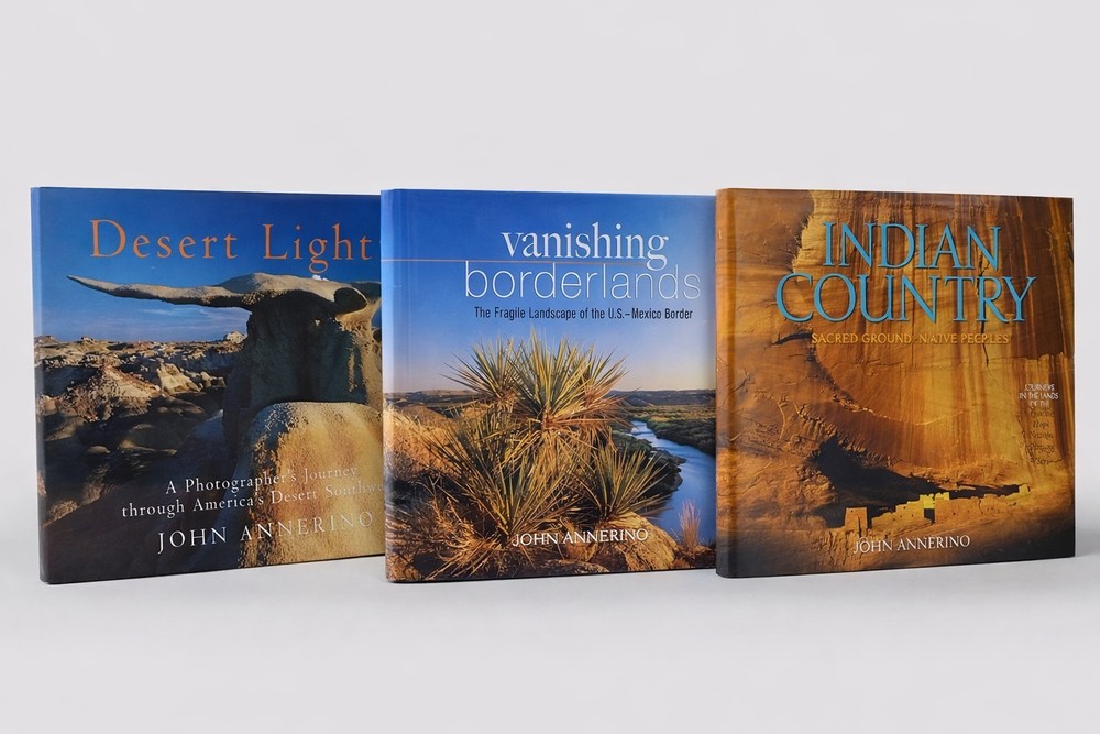 John Annerino Desert Southwest Photography 3 Book Lot Desert Light Borderlands