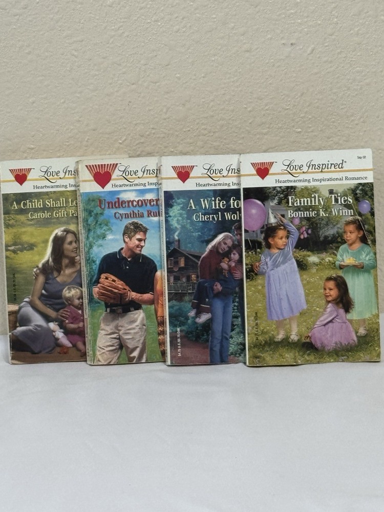 Steeple Hill Love Inspired Series Lot 4 Paperback Books