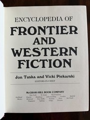 Encyclopedia of Frontier &Western Fiction 1983 Hardcover with DJ 1st Edition