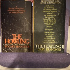 Fawcett Gold Medal The Howling I & II Gary Brandner PB Horror Film/TV 1977