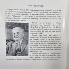 Perennial Apprentice 60 Years Achitecture Delaware History 1916 to 1976 Bennett