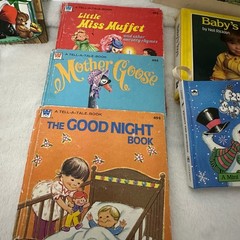 Vintage Childrens Books 11pc Disney Winnie Pooh Little Golden Tell-a-Tale Fair