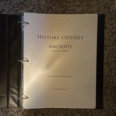 Pandia Press History Odyssey Ancients Level Two Ring Binder Workbook Ages 9-12