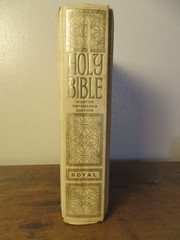 Holy Bible by Royal Pub. 11.5″x9″ Red Letter Edition Master Reference Bible 1968