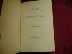Bierce, Ambrose. Tales of Soldiers and Civilians. 1891. Very scarce in this cond