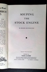 Vintage Clymer Souping the Stock Engine Book – 1950