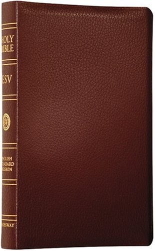 ESV CLASSIC REFERENCE BIBLE, PREMIUM BONDED LEATHER, By Crossway Bibles *VG+*