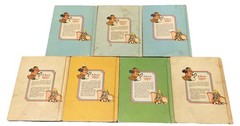 Lot of 7 Vintage Walt Disney “Wonderful World of Reading” Disney Books 70’s