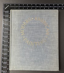 1940 „MODERN AMERICAN PAINTING” Hardcover Cloth Vintage Book Color Illustrations