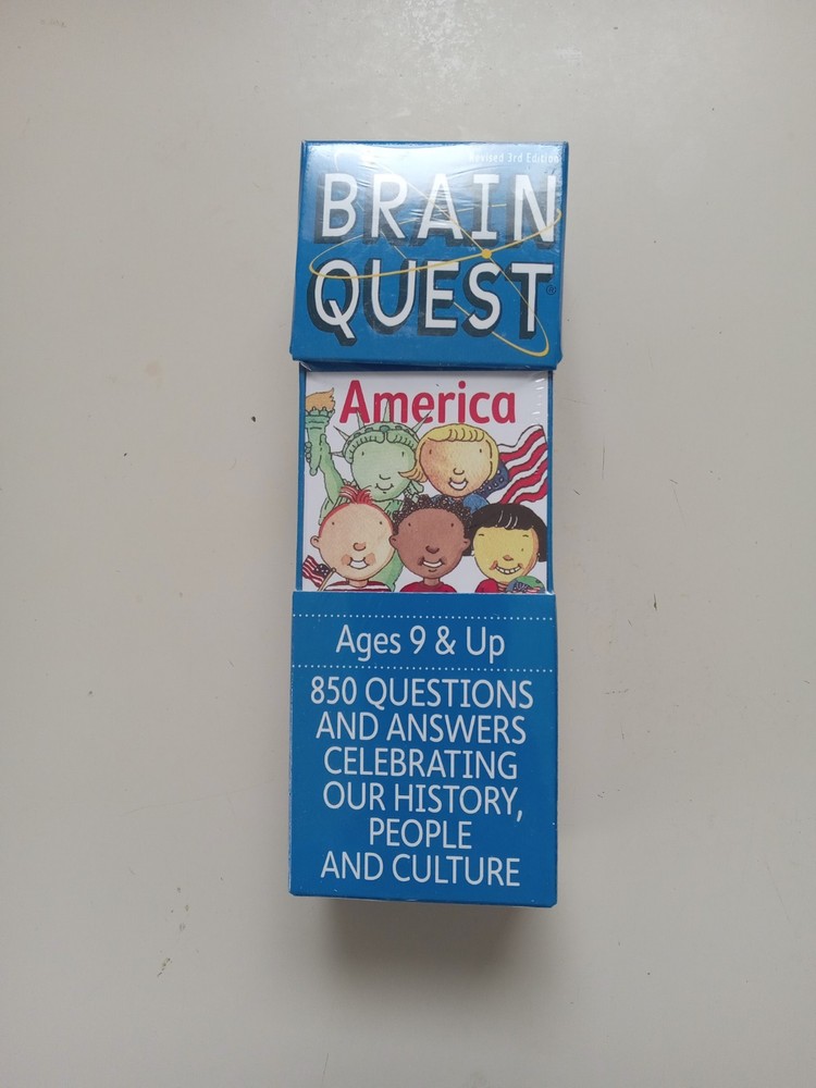 Brain Quest America – Cards By Editors of Brain Quest – NEW SEALED