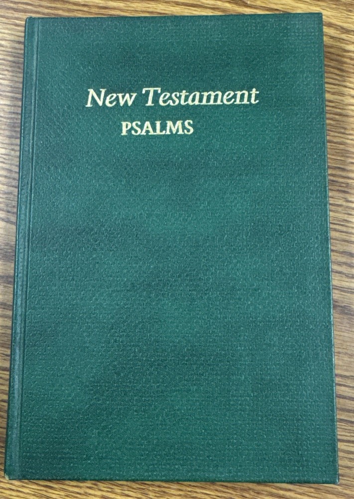 New Testament Psalms King James Version KJV Large Print HC National Bible Press