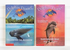 DOLPHIN DIARIES Complete Series Lot of 10 (#1-10) Set Paperback Books Ages 8-12