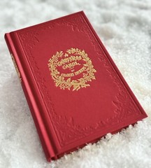 GIFT WRAPPED🎁A Christmas Carol Charles Dickens Silk Binding 1st Edition Replica