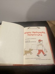 BINKY BROTHERS, DETECTIVES . JAMES LAWRENCE . HC 1968 .. AN I CAN READ MYSTERY