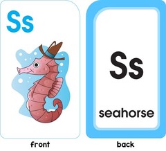 School Zone Alphabet Fun Flash Cards: 56 Cards, Preschool, Large