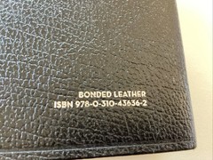 NIV Thinline Reference Bible by Zondervan Staff (2011 Bonded Leather) Thumb Ind