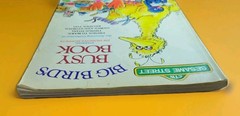 Sesame Street CTW Big Bird’s Busy Book, Starring Jim Henson’s Muppets 1975 Vtg