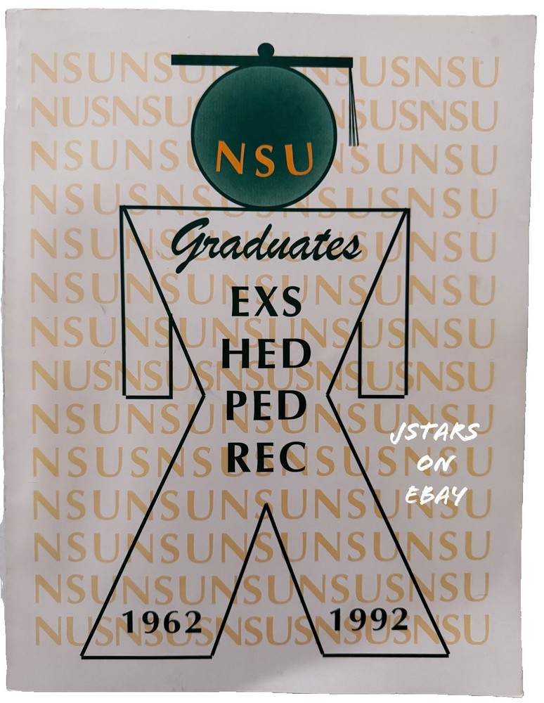 1962 – 1992 NORFOLK STATE UNIVERSITY EXS HED PED REC GRADUATES BOOK 174 PAGES