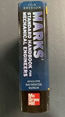 MARKS’ STANDARD HANDBOOK FOR MECHANICAL ENGINEERS 11th/Anniv Ed (2007, HC) VG