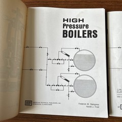 High Pressure Boilers by Frederick Steingress & Harold Frost w/ Instructor Guide