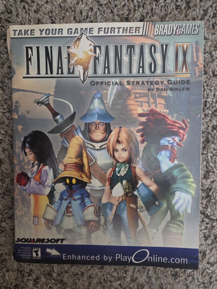 Final Fantasy IX 9 Official Strategy Game Guide Brady Games No Poster