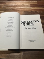 Stephen King Skeleton Crew 1985 Book 1st Edition 1st Printing Hardcover $18.95