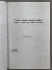 English-Russian Russian-English Medical Dictionary and Phrase… – 9780415691444