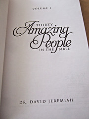 DR. DAVID JEREMIAH STUDY GUIDES THIRITY AMAZING PEOPLE IN THE BIBLE VOL 1-2 +