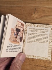 4 Little Little Minature Golden Books – Vintage 2.75″