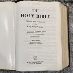 VTG 1985 Rhema Study Bible Kenneth Hagin Ministries-Lg Print King James Version
