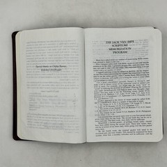 JACK VAN IMPE PROPHECY BIBLE Jack Van Impe Hardcover Faux Leather Burgundy