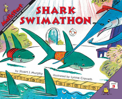 Shark Swimathon (MathStart 3) – Paperback By Murphy, Stuart J. – GOOD