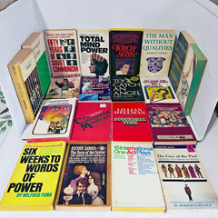 HUGE Book Lot of 60 Vintage Mixed Paperback Books