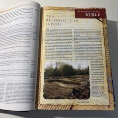 NIV Archaeological Study Bible Zondervan Hardcover W/New CD ROM Illustrated VG