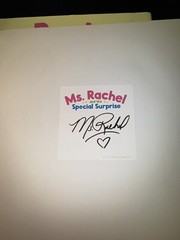 MS RACHEL: And the Special Surprise; Encouraging Speech & Learning SIGNED AUTO