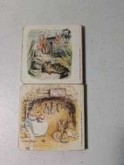 Peter Rabbit Mini Books 1983 Vintage Lot of 2