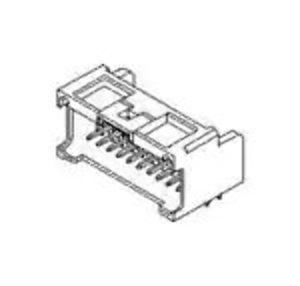 Pack of 4 559590830 Conn Shrouded Header (4 Sides) HDR 8 POS 2mm Solder RA Thru-