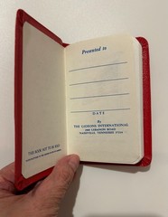 Brand New Gideons Vintage Pocket NIV Bible – New Testament Psalms Proverbs 1985