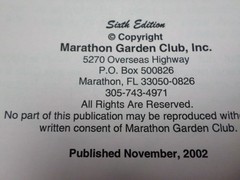 Spiral Cookbook 2002 MARATHON FLORIDA KEYS GARDEN CLUB 400+ Pages